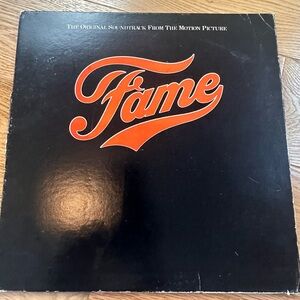 FAME  FIRST PRESSING RARE SOUNDTRACK / RSO 3080 STEREO GATEFOLD LP & SLEEVE